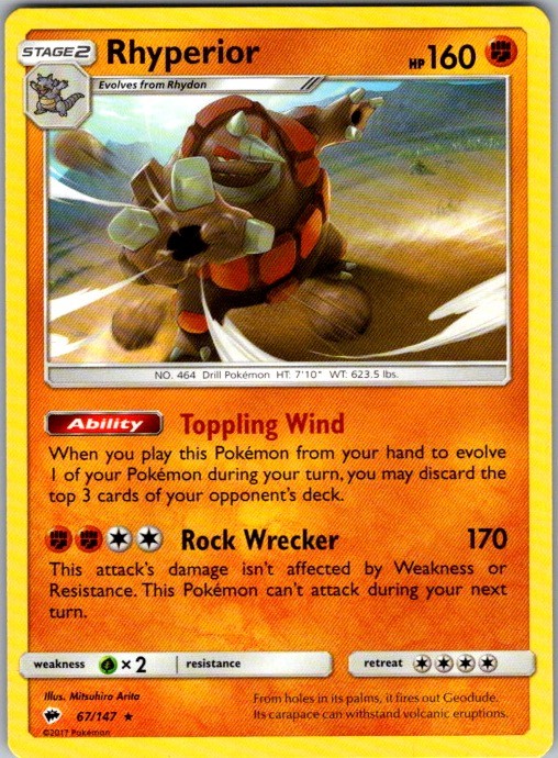 Deck Exclusives #067/147 Rhyperior
