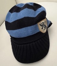 Baby Gap, Toddler, S/M, 2-3 Yrs. Knit Cap w/Bill, Black-Blue, Lion Logo
