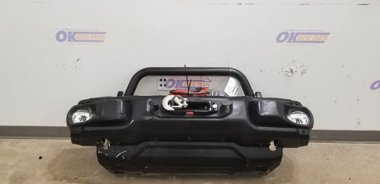 18 JEEP WRANGLER JL JLU RUBICON FRONT BUMPER ASSEMBLY WITH BADLANDS WINCH