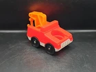 Vintage Fisher Price Little People Red Tow Truck
