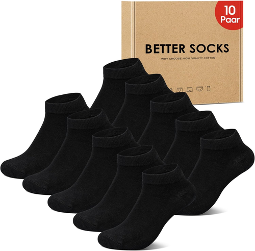 YOUCHAN 6 Paia Calzini Uomo E Donna – Corti, A Righe, In Cotone Ed Elastan – Morbidi, Traspiranti, Certificati OEKO-TEX – Confezione Senza Plastica