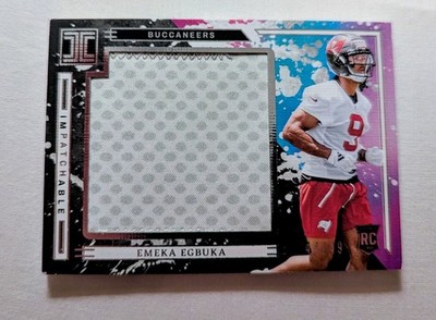 2025 Panini Impeccable  Emeka Egbuka  Impeccable Impatchable Patch   /49   