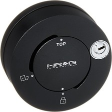 Nrg Steering Wheel Hub Matte Black Quick Release Lock Kit W Keys Srk-101mb
