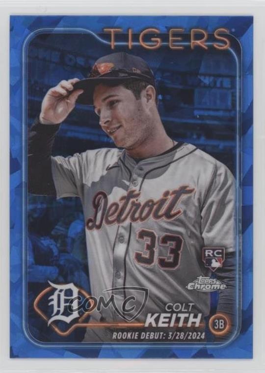 2024 Topps Chrome Update Sapphire Edition Rookie Debut Colt Keith #USCS192 05nu