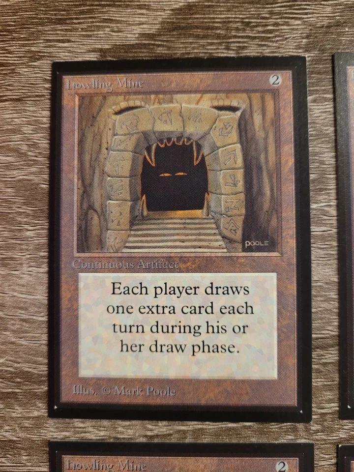 4 Howling Mine Collector's Edition/International Edition Magic MTG - Image 2 of 4