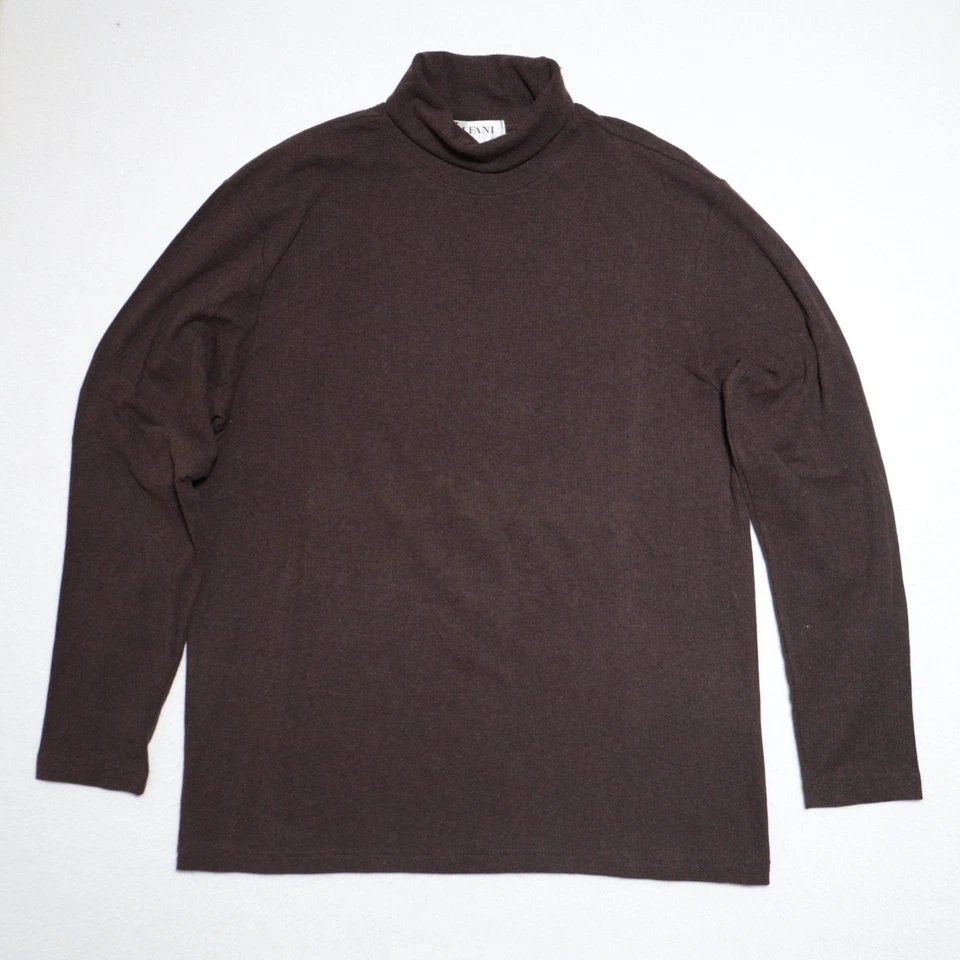 Suéter De Colección Alfani Cuello Alto Para Hombre Gran Lote de 2 Algodón Elástico Verde y Marrón Foto 3 de 4