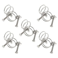 10Pcs Stainless Steel Hose Clamps Pipe Clamp Pipe Tube Clamps Wire Hose Clamp