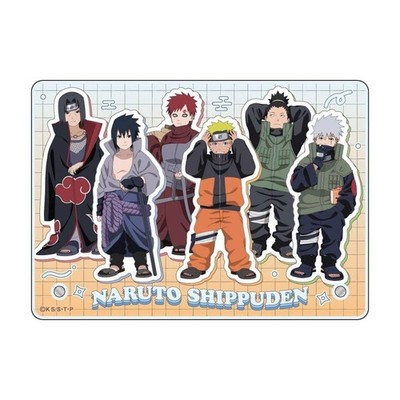 Naruto Shippuden A6 Acrylic Panel Chibi Character Group