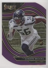 2020 Panini Select Field Level Purple Prizm Die-Cut Jordyn Brooks #392 8k4