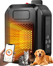 Dog House Heater with Thermostat  Wifi App Control, 68  104 F Adjustable Temp, 2