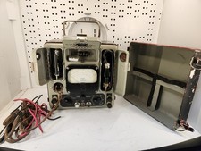 Navy TS-375A/U Tube POWERS ON- Includes Leads  Original Cover, REALLY COOL 