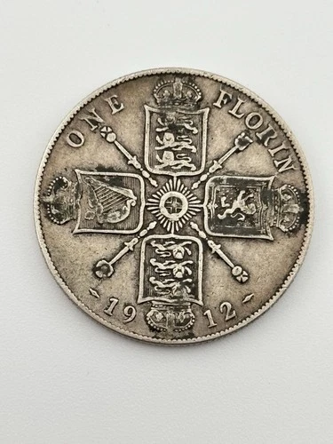 1912 George V Florin — photo from the most recent tracked eBay sale