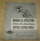 Briggs & Stratton 4 Cycle Air-Cooled Engine Repair Instructions Manual MS-3854 — photo 1