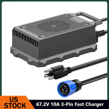 67.2V 10A Fast Charger for Talaria Sting 4000 Series X3 L1E X3C MX3 60V Battery