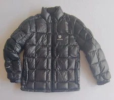 Moncross Switzerland Black Down Jacket Men/Women Size S Unisex Light Weight 