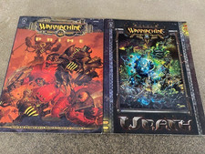 Lot of 2 Warmachine Paperback Books Wrath Steam Powered Miniatures - GOOD