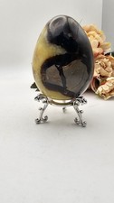 X großes Septarian Ei Drachen Stein Kristall Heilung Pflege 424g 8,2cm