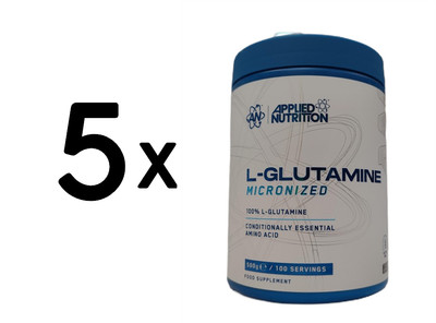 5 x Applied Nutrition L-Glutamine Micronized - 500g (35,98 EUR/kg)