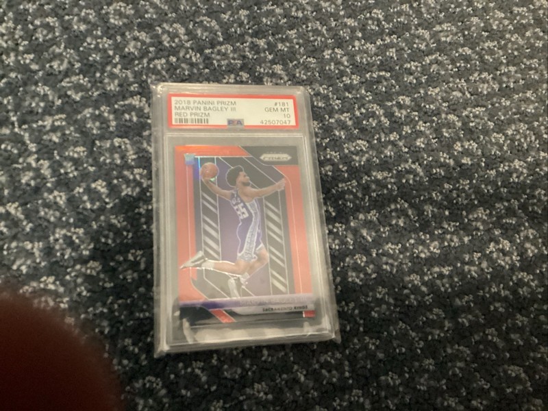 Psa10 Prizm Rc Marvin Bagley lll Red Prizm 170/299 #181