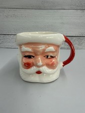 Vintage Santa Mug As/Is Some Paint Loss