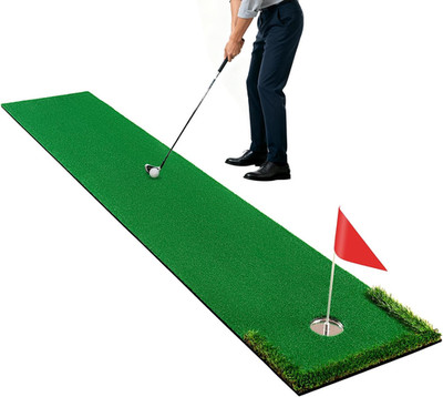 Professional Non-Slip Golf Putting Green Mat for Indoor & Outdoor Practice