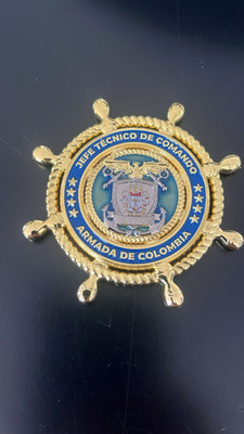 Armada de Colombia  Jefe Técnico de Comando  COIN Gold/Blue Limited
