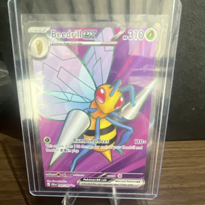 Pokémon TCG Beedrill EX Evolutions Ultra Rare Full Art Holo 310 HP 098/086 EN