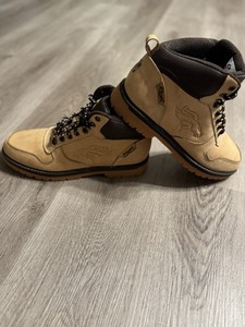 RARE NFL Denver Broncos Tan and Brown Men\'s RBK Boots Size 9.5 Bronco Boots | Stetson main image 3
