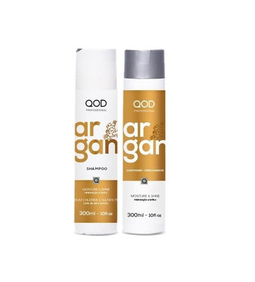 QOD Professional Argan Shampoo & Conditioner   300ml each free shipping