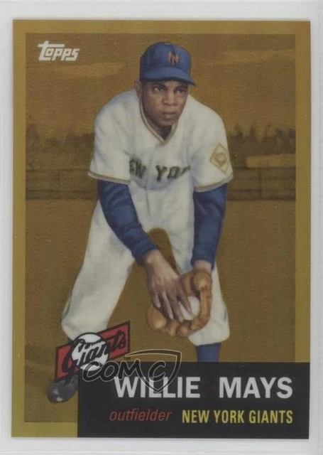 2012 Topps Factory Set Gold Chrome Willie Mays Reprints Willie Mays #244 HOF