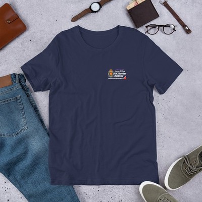 UK Border Agency Immigration Enforcement Navy T-Shirt British Humour Novelty Tee