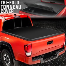 For 05-15 Toyota Tacoma 5ft Bed Trunk Vinyl Soft Top Tri-fold Tonneau Cover