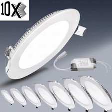10X LED Panel Einbaustrahler Deckenleuchte Ei...