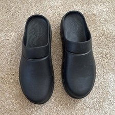 Oofos OOcloog Men's Black Slip-On Comfort Cushioned Sandals US 12 EU 45