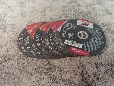 United Abrasives Sait 23099 Type 1 4'' x .045''x 5/8'' Cut-Off Wheels 10 Pack BN426