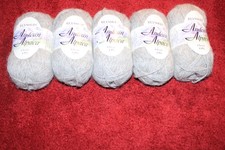 Reynolds Andean 100 pure Alpaca Yarn 4ply 50g Color 40 Gray Lot of 5