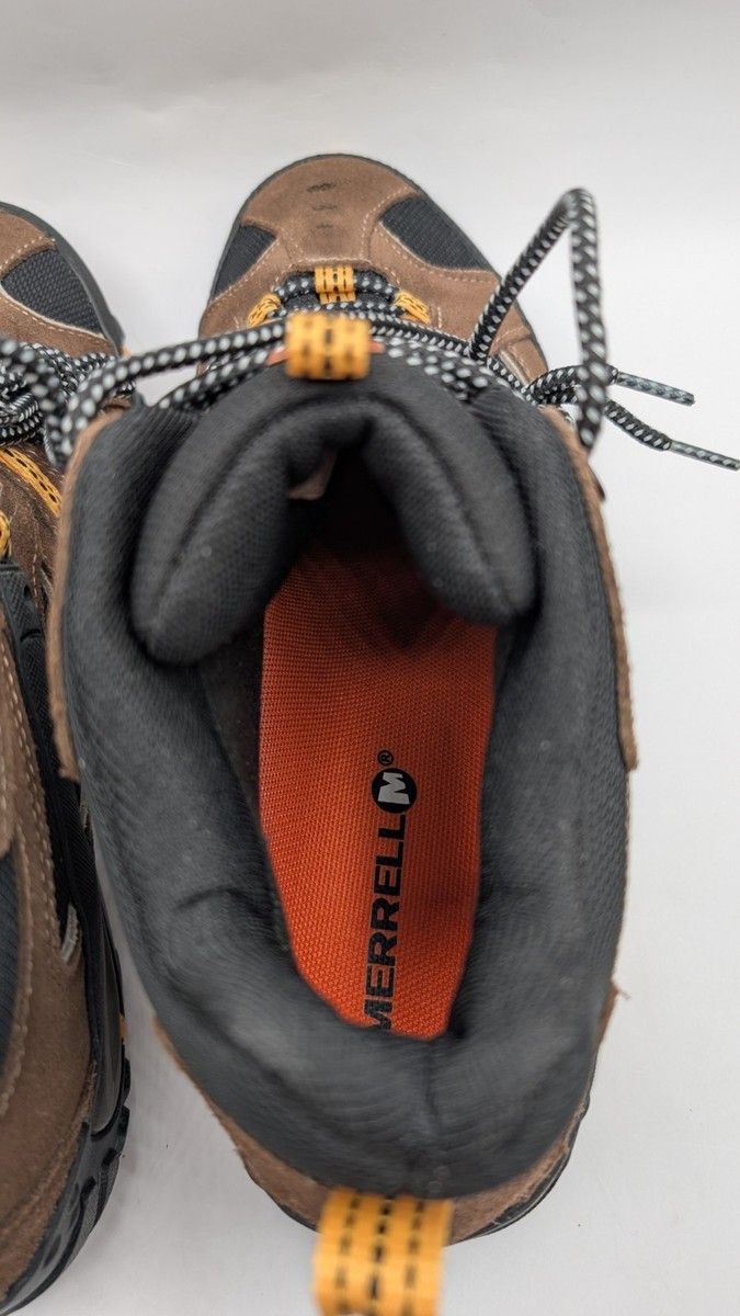 Merrell ?Yokota Trail Mid Waterproof Hiking Boots Mens 10 Brown Gunsmoke Merrell Yokota Trail Hiking Shoes Waterproof Boots Gunsmoke  main image 3