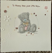 Me To You Tatty Teddy Mummy From Little Boy Mother’s Day Card Discontinued