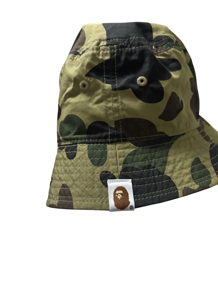 Sombrero cubo BAPE A Bathing Ape 1st Camo cabeza de mono un punto nuevo sin etiquetas Foto 2 de 4