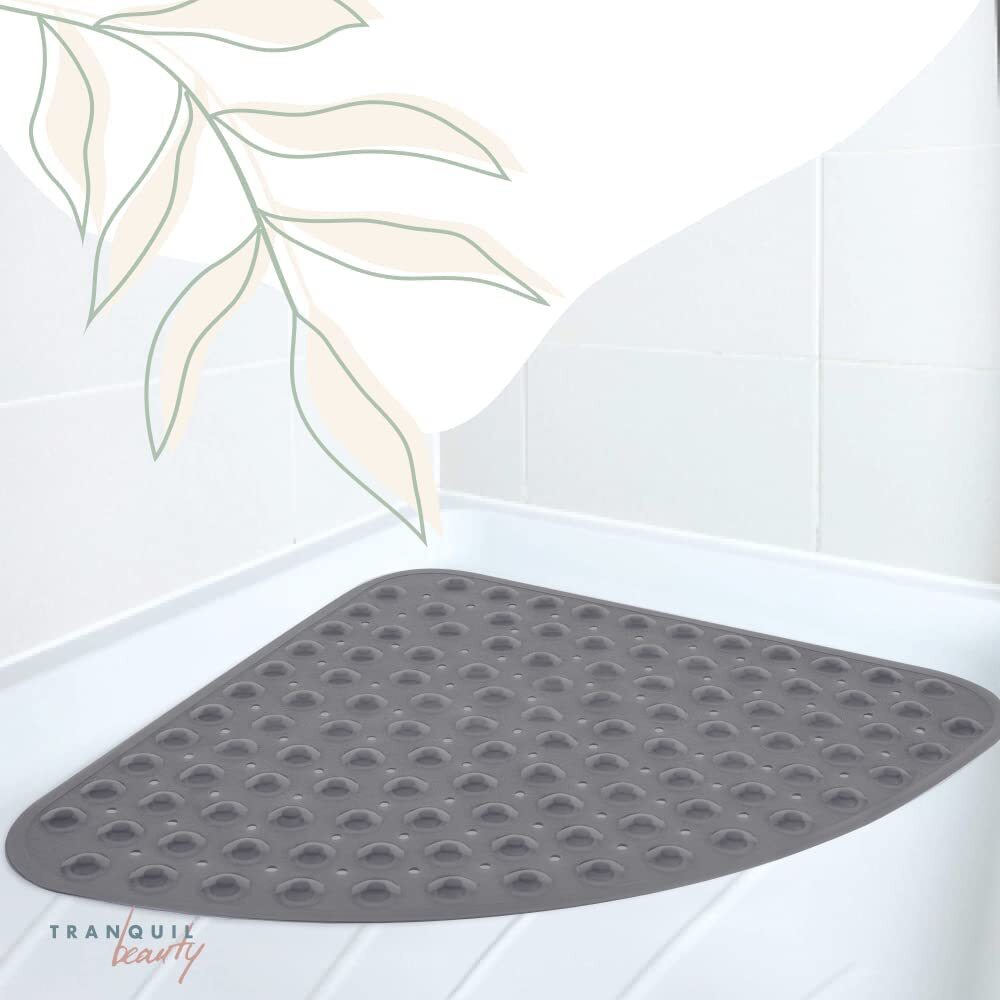 Shower Mat Non Slip Sector Corner Bath Mat Anti Mould Quadrant Bath