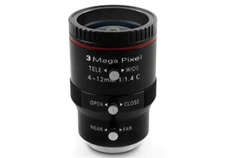 Camera Varifocal Lens 3M Pixels Focal Length 4MM-12MM F1.4 C Mount 1/2" Format