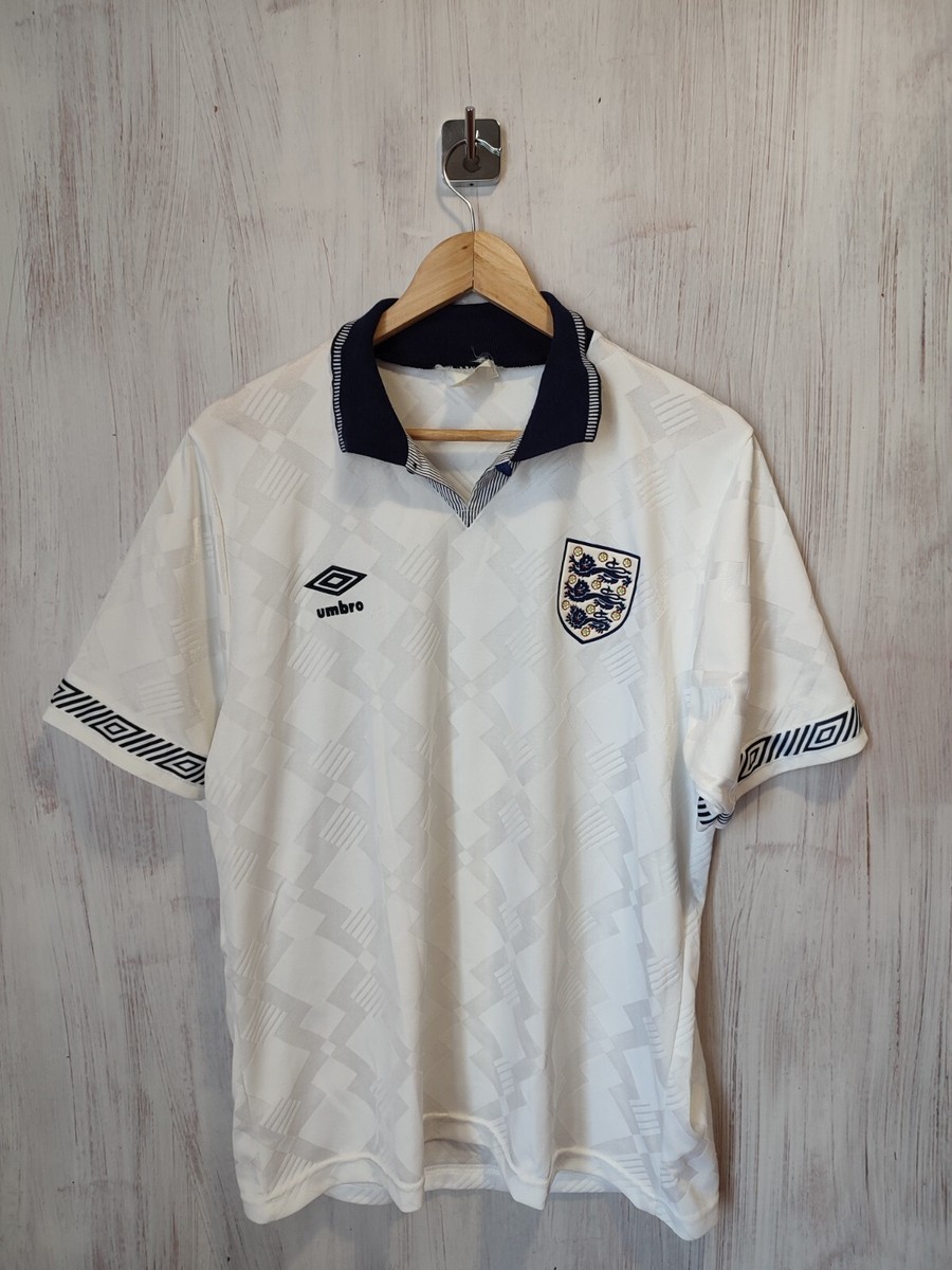 England 1990 1991 1992 home Sz L Umbro shirt jersey soccer England 1990 1991 1992 home Sz L Umbro shirt jersey soccer