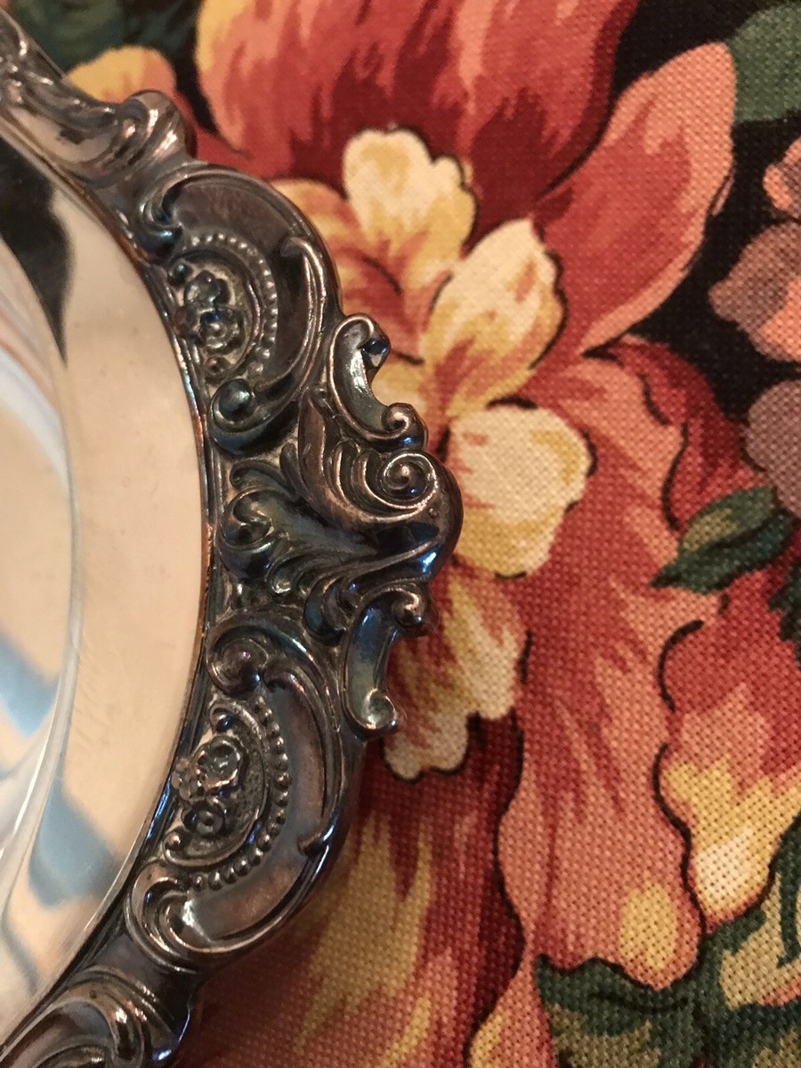 Baroque By Wallace Serving Oval Platter#287 Excellent | eBay
