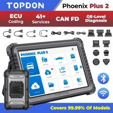 🔥2025 TOPDON Phoenix Plus 2 Car Diagnostic Scan ECU Coding Bi-Directional Scan