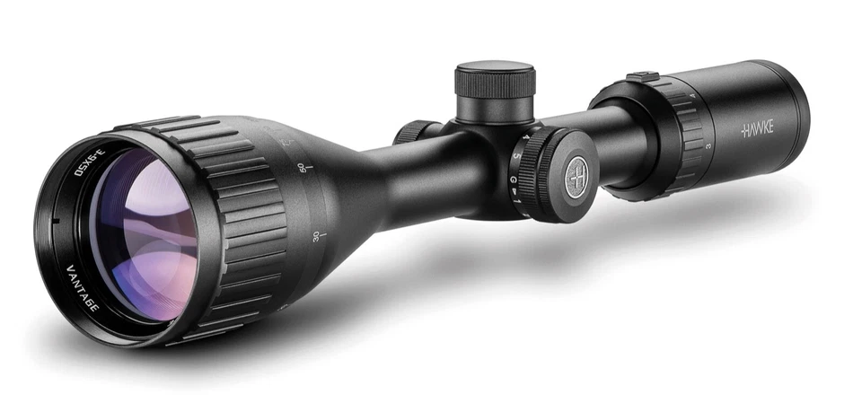 HAWKE 14232 Zielfernrohr VANTAGE 3-9x50 AO MIL DOT IR Leuchtabsehen Rot und Grün