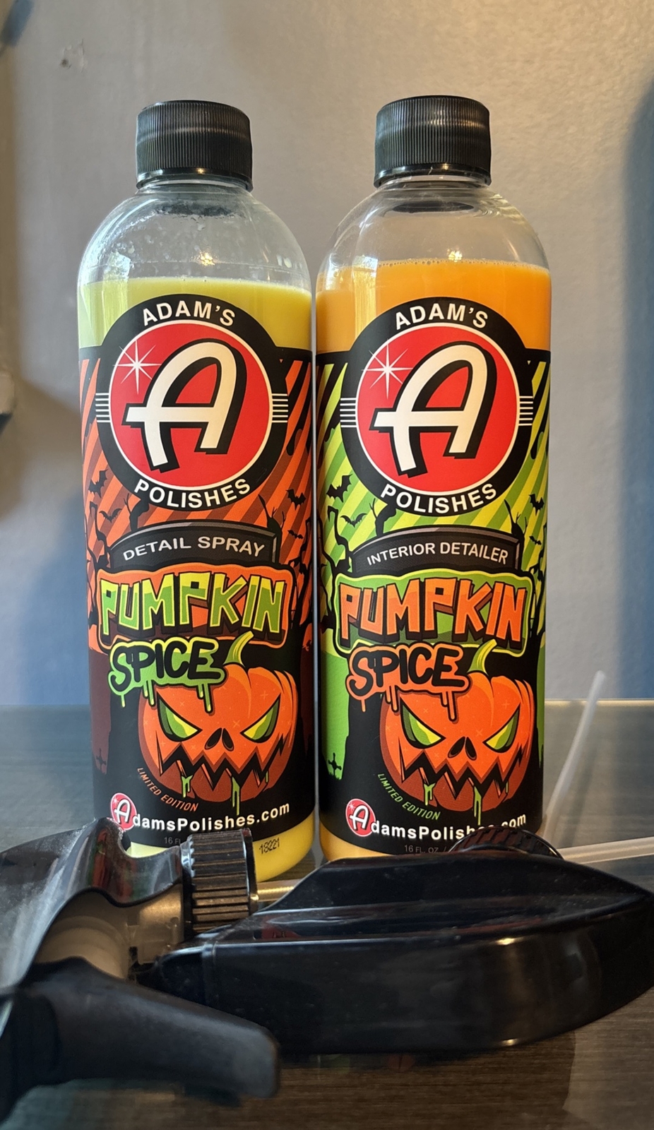 Adams Polishes Interior Detailer & Detail Spray 16 FL oz Brand New Pumpk Spice