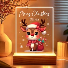 Personalised Night Light Merry
