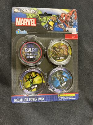 Marvel Slingers Medallion Blister Pack by Upper Deck Power Pack 