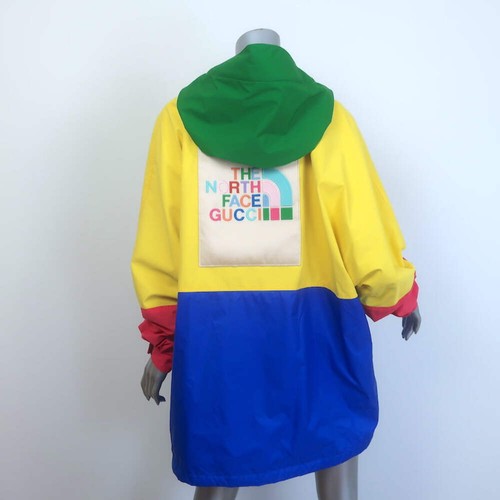 Gucci x The North Face Colorblock Windbreaker Jacket Size Extra Large Unisex - Picture 9 of 15