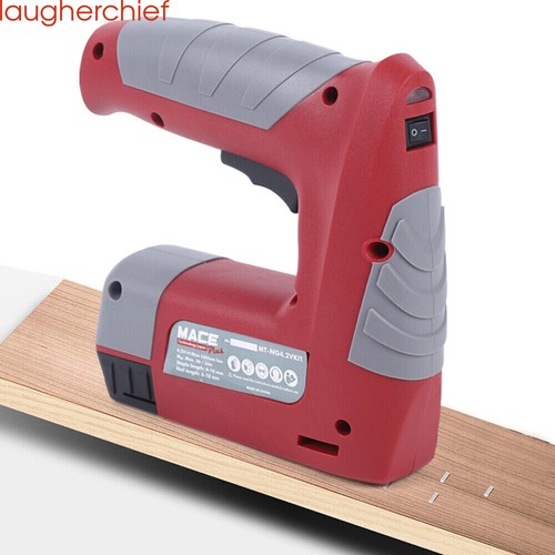 Electric Nail Gun Staple Gun Cordless Stapler Nailer Heavy Duty Woodworking